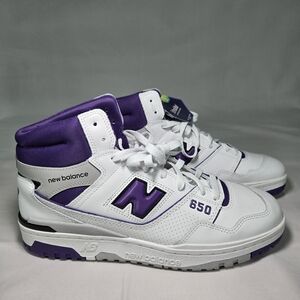 NEW BALANCE 650R Purple High Top Basketball Shoe Retro Interstellar Mens 10.5